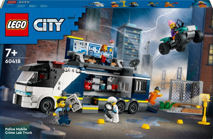 LEGO City Police 60418 - Police Mobile Crime Lab Truck in the group TOYS, KIDS & BABY PRODUCTS / Toys / Building toys / Lego at TP E-commerce Nordic AB (C52203)