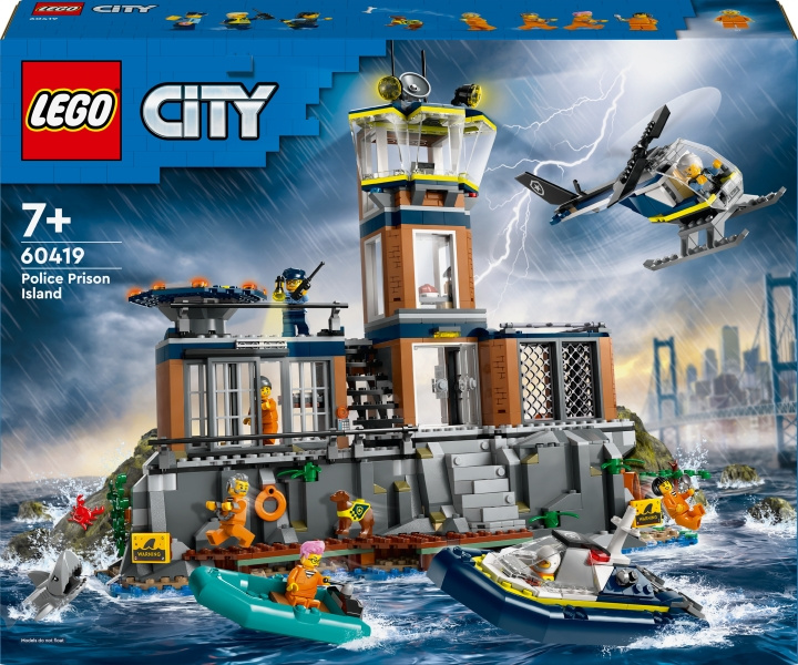 LEGO City Police 60419 - Police Prison Island in the group TOYS, KIDS & BABY PRODUCTS / Toys / Building toys / Lego at TP E-commerce Nordic AB (C52204)