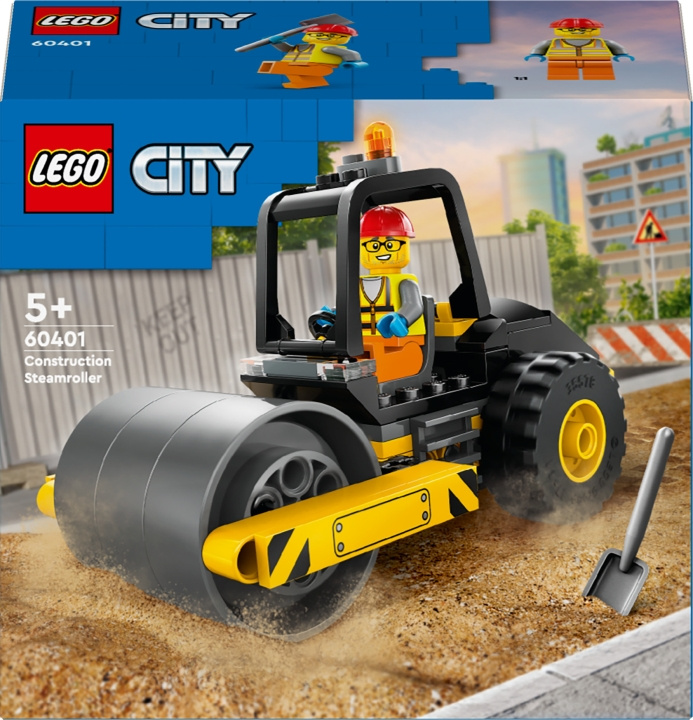 LEGO City Great Vehicles 60401 - Construction Steamroller in the group TOYS, KIDS & BABY PRODUCTS / Toys / Building toys / Lego at TP E-commerce Nordic AB (C52222)