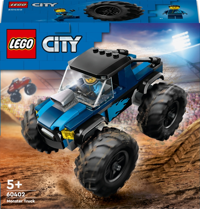 LEGO City Great Vehicles 60402 - Blue Monster Truck in the group TOYS, KIDS & BABY PRODUCTS / Toys / Building toys / Lego at TP E-commerce Nordic AB (C52223)