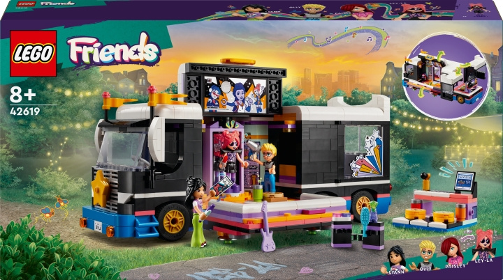 LEGO Friends 42619 - Pop Star Music Tour Bus in the group TOYS, KIDS & BABY PRODUCTS / Toys / Building toys / Lego at TP E-commerce Nordic AB (C52244)