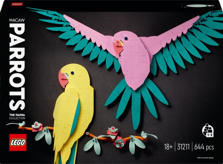 The Fauna Collection – Macaw Parrots in the group TOYS, KIDS & BABY PRODUCTS / Toys / Building toys / Lego at TP E-commerce Nordic AB (C52259)