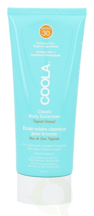 Coola Classic Sunscreen Moisturizer SPF30 148 ml Tropical Coconut in the group BEAUTY & HEALTH / Skin care / Tanning / Sunscreen at TP E-commerce Nordic AB (C52297)