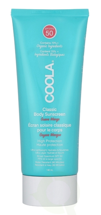 Coola Classic Sunscreen Moisturizer SPF50 148 ml Guava Mango in the group BEAUTY & HEALTH / Skin care / Tanning / Sunscreen at TP E-commerce Nordic AB (C52298)