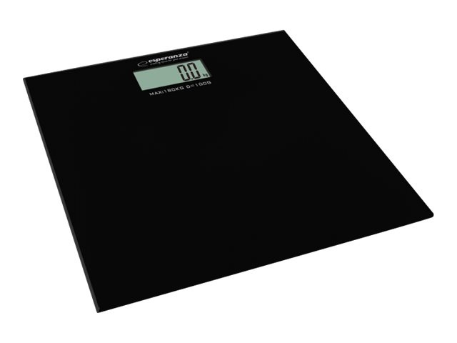 Esperanza AEROBIC - badrumsvåg - svart in the group BEAUTY & HEALTH / Health care / Bathroom scales at TP E-commerce Nordic AB (C52343)