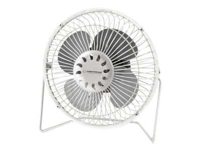 Esperanza YUGO Bordsfläkt, Vit in the group HOME, HOUSEHOLD & GARDEN / Fans & Climate products / Table fans at TP E-commerce Nordic AB (C52375)