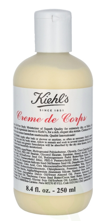 Kiehls Kiehl\'s Creme De Corps 250 ml in the group BEAUTY & HEALTH / Skin care / Body health / Body lotion at TP E-commerce Nordic AB (C52470)