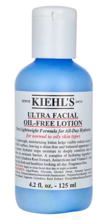 Kiehls Kiehl\'s Ultra Facial Oil-Free Lotion 125 ml For Normal To Oily Skin Types in the group BEAUTY & HEALTH / Skin care / Face / Day cream at TP E-commerce Nordic AB (C52481)