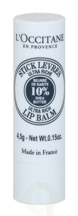 L\'Occitane Shea Butter Lip Balm Stick 4.5 gr Ultra Rich in the group BEAUTY & HEALTH / Makeup / Lips / Lip balm at TP E-commerce Nordic AB (C52528)