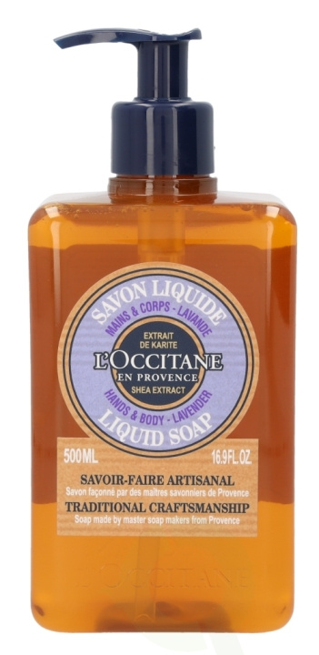 L\'Occitane Lavender Liquid Soap w/Pump 500 ml Hand & Body in the group BEAUTY & HEALTH / Skin care / Body health / Bath & Shower gels at TP E-commerce Nordic AB (C52545)