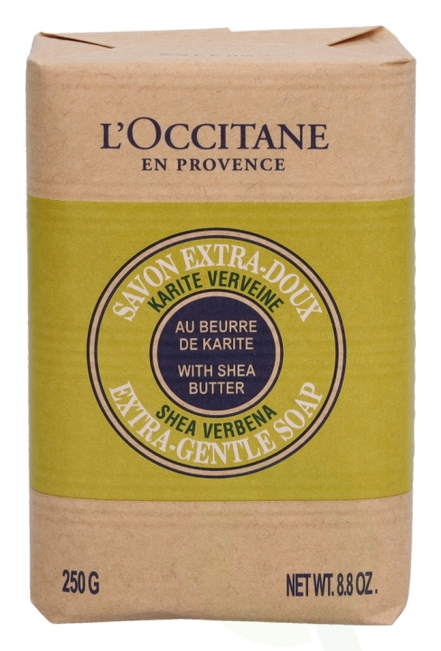 L\'Occitane Extra-Gentle Soap With Shea Butter 250 gr Shea Verbena in the group BEAUTY & HEALTH / Skin care / Body health / Bath & Shower gels at TP E-commerce Nordic AB (C52562)