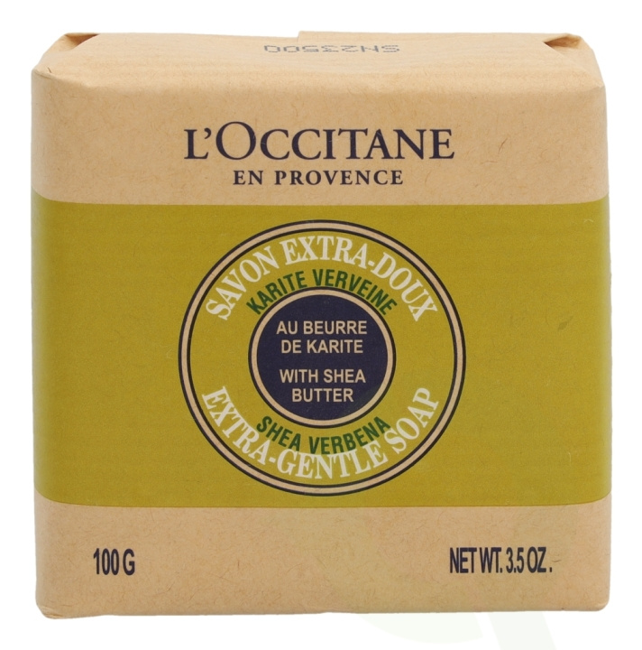 L\'Occitane Extra-Gentle Soap With Shea Butter 100 gr Shea Verbena in the group BEAUTY & HEALTH / Skin care / Body health / Bath & Shower gels at TP E-commerce Nordic AB (C52563)