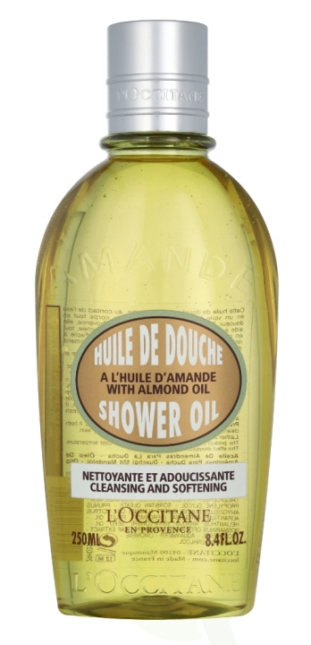 L\'Occitane Almond Cleansing & Softening Shower Oil 250 ml in the group BEAUTY & HEALTH / Skin care / Body health / Bath & Shower gels at TP E-commerce Nordic AB (C52567)