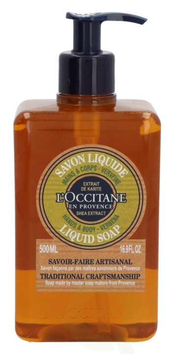 L\'Occitane Verbena Liquid Soap w/Pump 500 ml Hand & Body in the group BEAUTY & HEALTH / Skin care / Body health / Scented soaps at TP E-commerce Nordic AB (C52581)