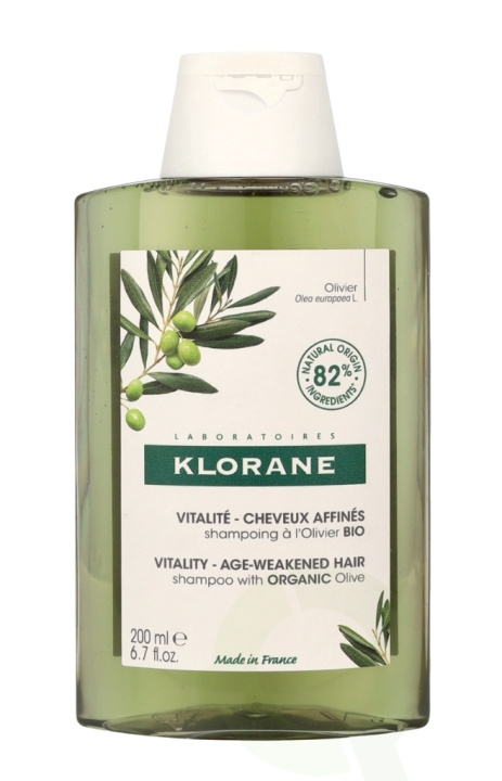 Klorane Vitality Shampoo With Organic Olive 200 ml in the group BEAUTY & HEALTH / Hair & Styling / Hair care / Schampoo at TP E-commerce Nordic AB (C52643)