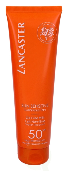 Lancaster Sun Sensitive Oil-Free Milk SPF50 150 ml in the group BEAUTY & HEALTH / Skin care / Tanning / Sunscreen at TP E-commerce Nordic AB (C52730)