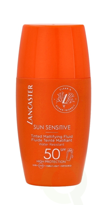 Lancaster Sun Sensitive Tinted Mattifying Fluid SPF50 30 ml in the group BEAUTY & HEALTH / Skin care / Tanning / Sunscreen at TP E-commerce Nordic AB (C52745)
