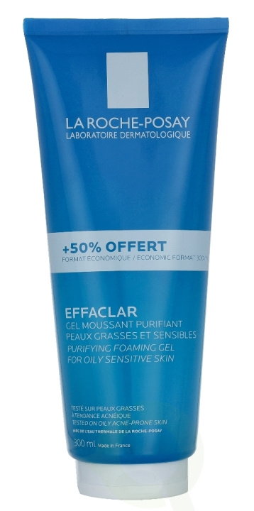 La Roche-Posay LRP Effaclar Purifying Foaming Gel 300 ml For Oily Sensitive Skin in the group BEAUTY & HEALTH / Skin care / Face / Cleaning at TP E-commerce Nordic AB (C52816)