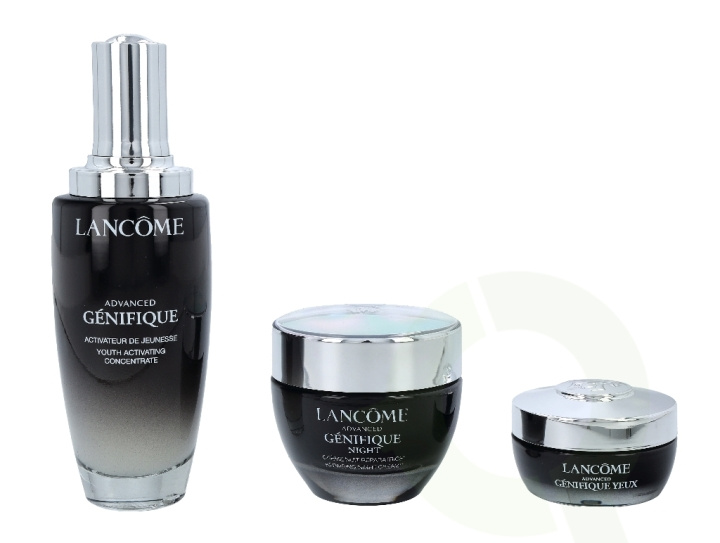 Lancome Genifique Set 165 ml Serum 100ml/Night Cream 50ml/Eye cream 15ml in the group BEAUTY & HEALTH / Gift sets / Gift sets for her at TP E-commerce Nordic AB (C52954)