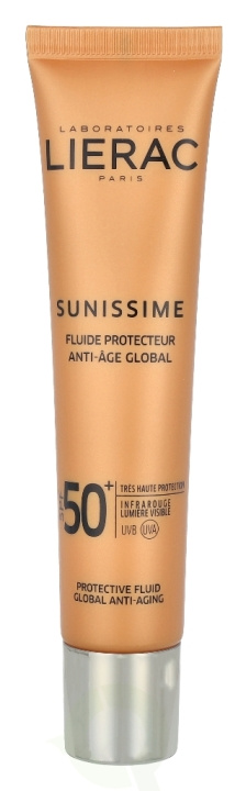 Lierac Paris Lierac Sunissime Anti-Age Global Protective Fluid SPF50+ 40 ml in the group BEAUTY & HEALTH / Skin care / Tanning / Sunscreen at TP E-commerce Nordic AB (C53013)
