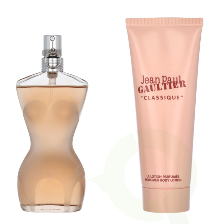 Jean Paul Gaultier Classique Giftset 125 ml Edt Spray 50ml/Body Lotion 75ml in the group BEAUTY & HEALTH / Gift sets / Gift sets for her at TP E-commerce Nordic AB (C53164)
