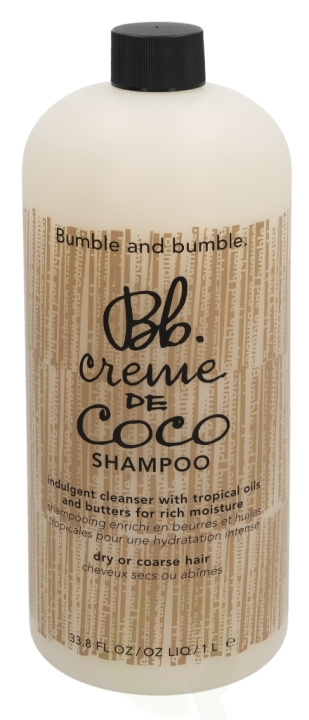 Bumble and Bumble Bumble & Bumble Creme de Coco Shampoo 1000 ml in the group BEAUTY & HEALTH / Hair & Styling / Hair care / Schampoo at TP E-commerce Nordic AB (C53247)