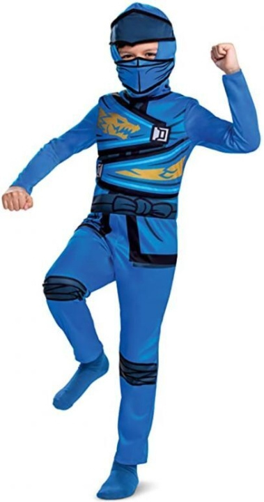 LEGO NINJAGO Jay Fancy kostym, 7-8 år, 127-136 cm in the group TOYS, KIDS & BABY PRODUCTS / Toys / Masquerade costumes at TP E-commerce Nordic AB (C53281)