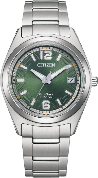 Citizen Eco-Drive Titanium FE6151-82X -armbandsur, 34 mm, grön in the group Sport, leisure & Hobby / Accessories / Watches at TP E-commerce Nordic AB (C53384)