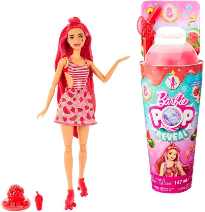 Barbie Pop Reveal Watermelon Crush - modedocka in the group TOYS, KIDS & BABY PRODUCTS / Toys / Docks & Accessories at TP E-commerce Nordic AB (C53386)