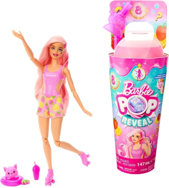 Barbie Pop Reveal Strawberry Lemonade - modedocka in the group TOYS, KIDS & BABY PRODUCTS / Toys / Docks & Accessories at TP E-commerce Nordic AB (C53387)
