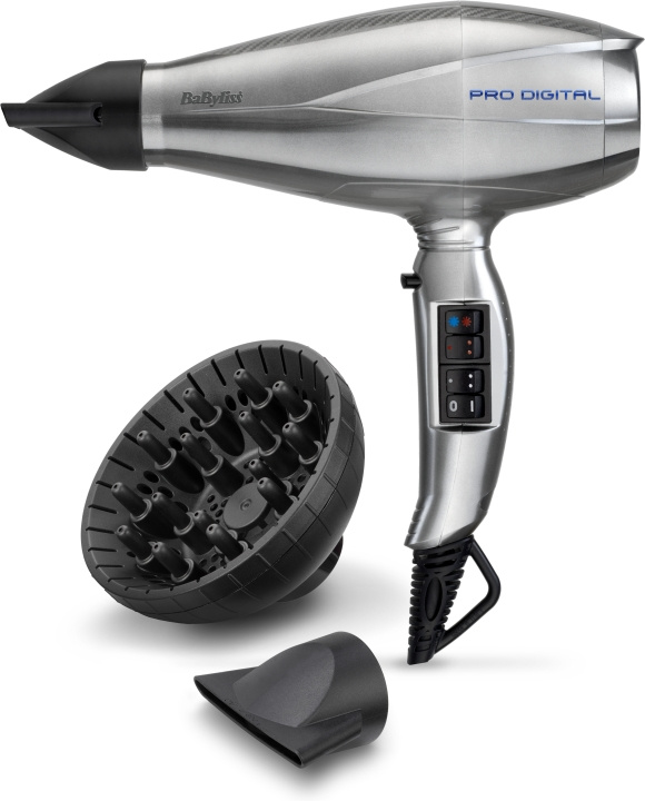 Babyliss 6000E Pro Digital hårtork in the group BEAUTY & HEALTH / Hair & Styling / Styling Tools / Hair dryer at TP E-commerce Nordic AB (C53406)