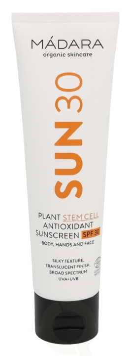 Madara Plant Stem Cell Antioxidant Sunscreen SPF30 100 ml Body, Hands & Face, All Skin Types in the group BEAUTY & HEALTH / Skin care / Tanning / Sunscreen at TP E-commerce Nordic AB (C53480)