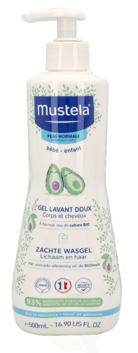 Mustela Gentle Cleansing Gel 500 ml Enfant/Normal Skin in the group BEAUTY & HEALTH / Skin care / Body health / Bath & Shower gels at TP E-commerce Nordic AB (C53832)