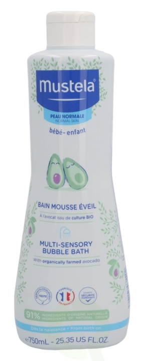 Mustela Multi-Sensory Bubble Bath 750 ml in the group BEAUTY & HEALTH / Skin care / Body health / Bath & Shower gels at TP E-commerce Nordic AB (C53837)