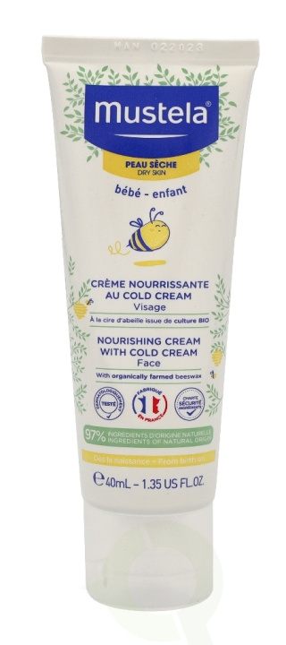 Mustela Bebe Nourishing Cream With Cold Cream 40 ml in the group BEAUTY & HEALTH / Skin care / Face / Day cream at TP E-commerce Nordic AB (C53846)