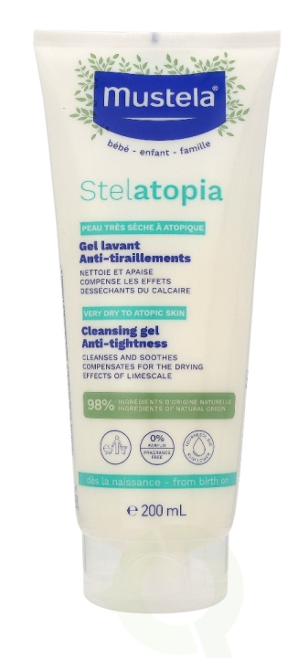 Mustela Bebe Stelatopia Cleansing Gel 200 ml in the group BEAUTY & HEALTH / Skin care / Body health / Bath & Shower gels at TP E-commerce Nordic AB (C53850)