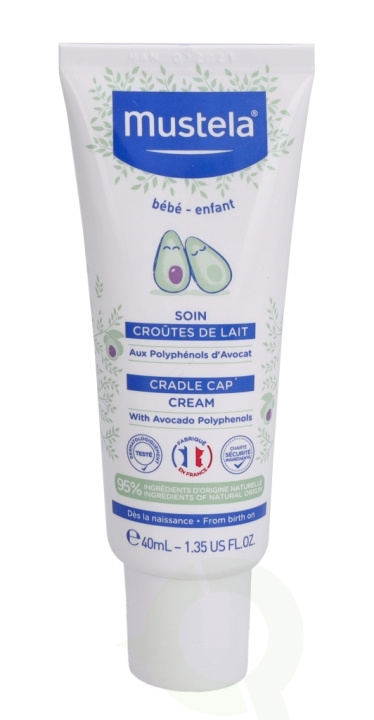 Mustela Bebe Cradle Cap Cream 40 ml in the group BEAUTY & HEALTH / Skin care / Body health / Body lotion at TP E-commerce Nordic AB (C53855)