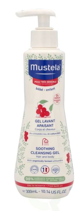 Mustela Soothing Cleansing Gel Hair And Body 300 ml in the group BEAUTY & HEALTH / Skin care / Body health / Bath & Shower gels at TP E-commerce Nordic AB (C53858)