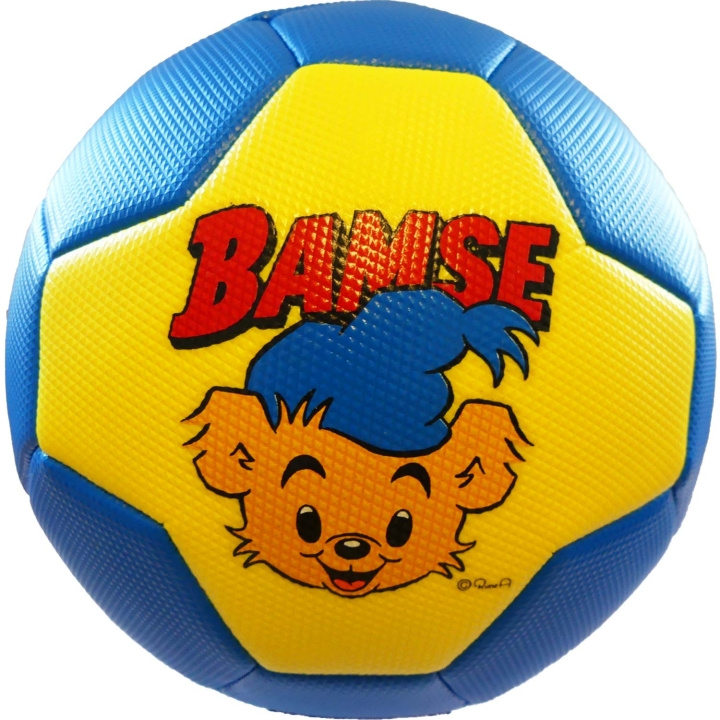 SportMe Bamse Fotboll stl 3, Blå/Gul in the group TOYS, KIDS & BABY PRODUCTS / Outdoor toys / Sport & Games at TP E-commerce Nordic AB (C53950)