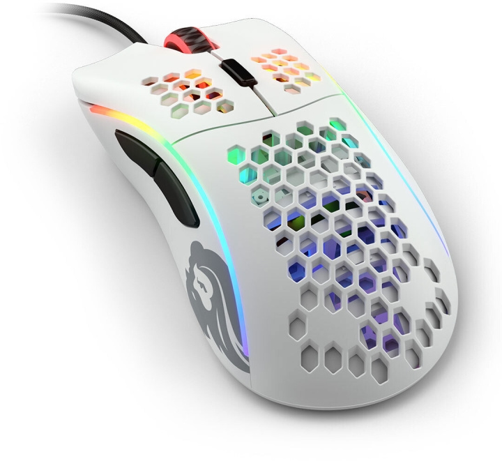 Glorious Model D Gaming Mus, Vit (Matt) in the group COMPUTERS & PERIPHERALS / GAMING / Mice at TP E-commerce Nordic AB (C53977)