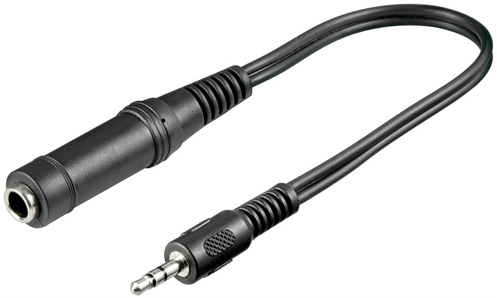 Goobay Adapter för hörlurar, 3,5 mm kontakt till 6,35 mm jack Pawl 3,5 mm plugg (3-stift, Stereo) > Pawl 6,35 mm-uttag (3-pin, Stereo) in the group HOME ELECTRONICS / Cables & Adapters / Audio analog / Adapters at TP E-commerce Nordic AB (C54129)