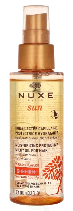Nuxe Sun Moisturising Protective Milky Oil 100 ml Hair And Scalp in the group BEAUTY & HEALTH / Hair & Styling / Hair care / Hair oil at TP E-commerce Nordic AB (C54295)