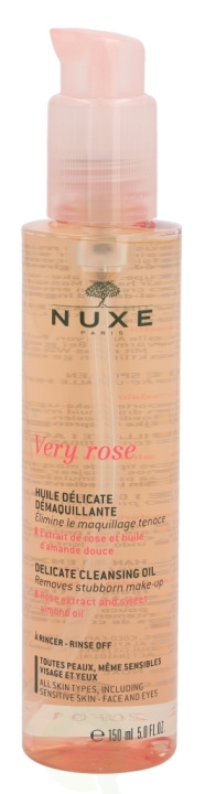 Nuxe Very Rose Delicate Cleansing Oil 150 ml All Skin types, Including Sensitive Skin, Face And Eyes in the group BEAUTY & HEALTH / Skin care / Face / Cleaning at TP E-commerce Nordic AB (C54298)