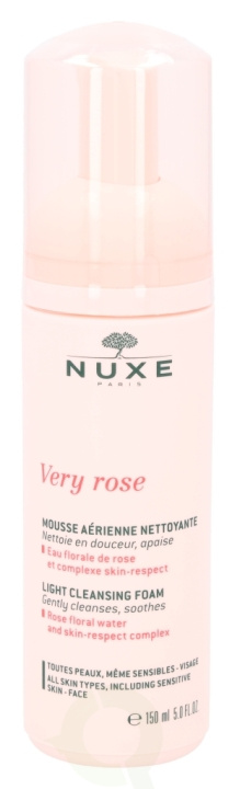 Nuxe Very Rose Light Cleansing Foam 150 ml All Skin Types, Including Sensitive, Skin-Face in the group BEAUTY & HEALTH / Skin care / Face / Cleaning at TP E-commerce Nordic AB (C54301)