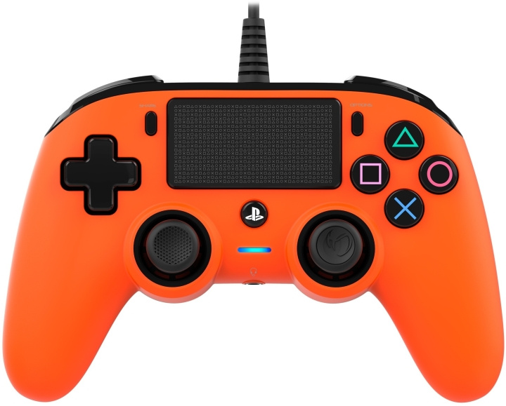 Nacon Wired Compact Controller, Orange, PS4 in the group HOME ELECTRONICS / Game consoles & Accessories / Sony PlayStation 4 at TP E-commerce Nordic AB (C54529)