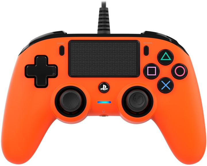 Nacon Wired Compact Controller, Orange, PS4 in the group HOME ELECTRONICS / Game consoles & Accessories / Sony PlayStation 4 / Accessories at TP E-commerce Nordic AB (C54529)