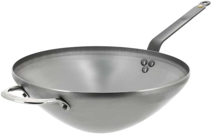 De Buyer Mineral B Element -wokpanna, kolstål, 40 cm in the group HOME, HOUSEHOLD & GARDEN / Kitchen utensils / Frying pans at TP E-commerce Nordic AB (C54533)