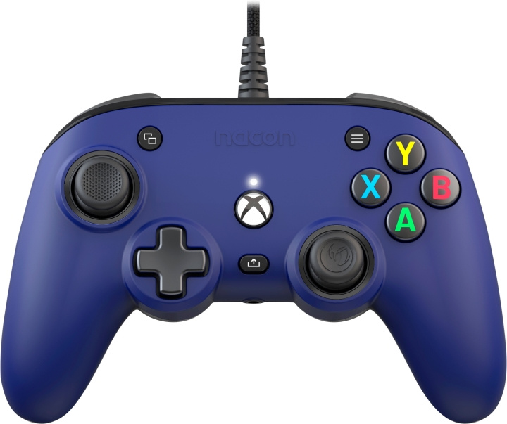 Nacon Pro Compact Wired Game Controller, Blå, Xbox / PC in the group HOME ELECTRONICS / Game consoles & Accessories / Xbox One / Accessories at TP E-commerce Nordic AB (C54621)