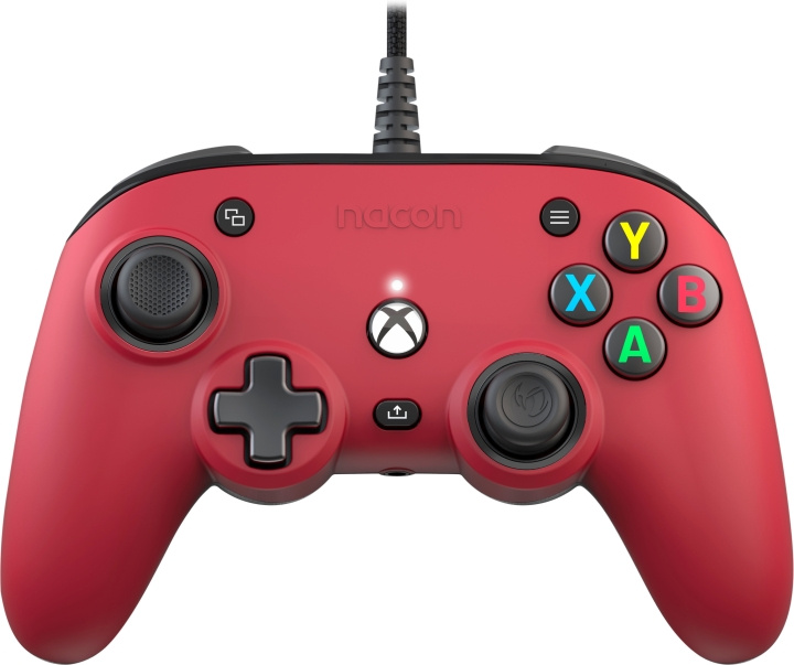 Nacon Pro Compact trådbunden spelkontroll, röd, Xbox / PC in the group HOME ELECTRONICS / Game consoles & Accessories / Xbox Series X at TP E-commerce Nordic AB (C54622)
