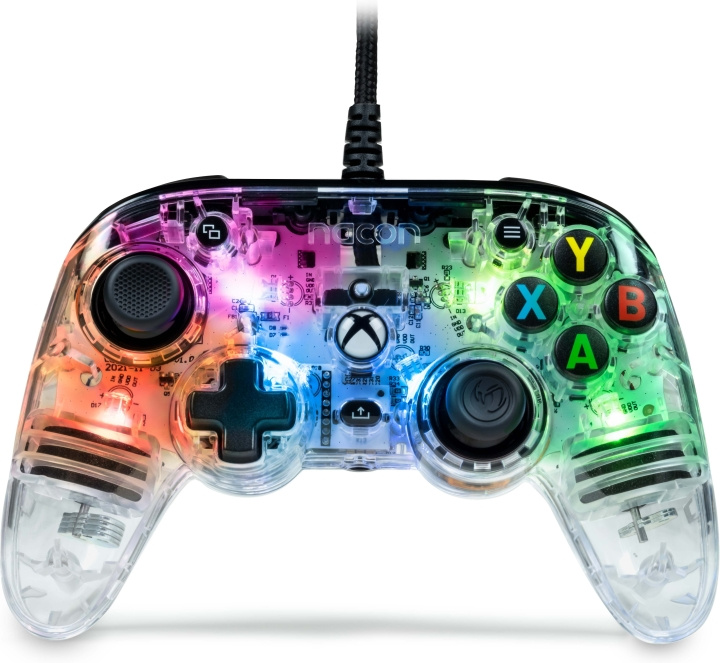 Nacon Pro Compact Wired Game Controller, Transparent, Xbox / PC in the group HOME ELECTRONICS / Game consoles & Accessories / Xbox Series X at TP E-commerce Nordic AB (C54624)